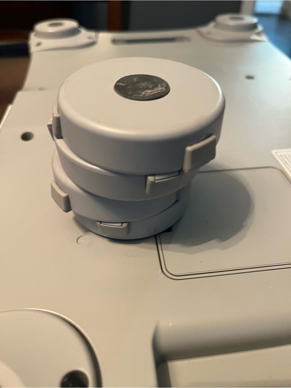 Nintendo Wii Fit Balance Board RVL-021 White Wireless Controller with Riser Feet - Picture 6 of 6